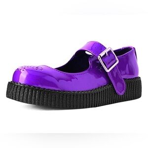 Purple Metallic TUK Mary Janes (vegan) — Size US 7 women’s
